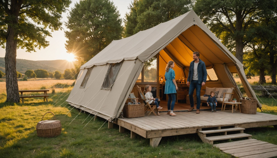 Séjour insolite en tente lodge : vivez la drôme en famille autrement